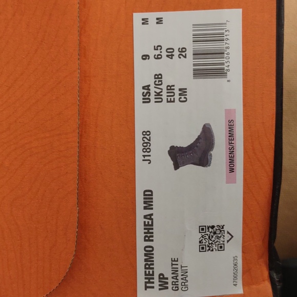 Merrell Thermo Rhea Mid Waterproof Snowboots In Women's Size 9 - Picture 10 of 16